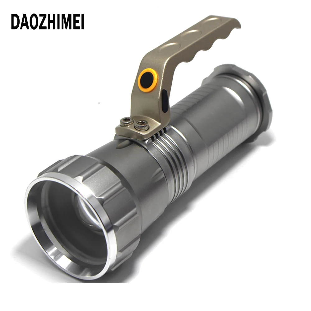 

2300LM Super Bright Zoomable searchlight portable spotlight use 2*18650 for Searchlight Spotlights Hunting Camping Flashlight