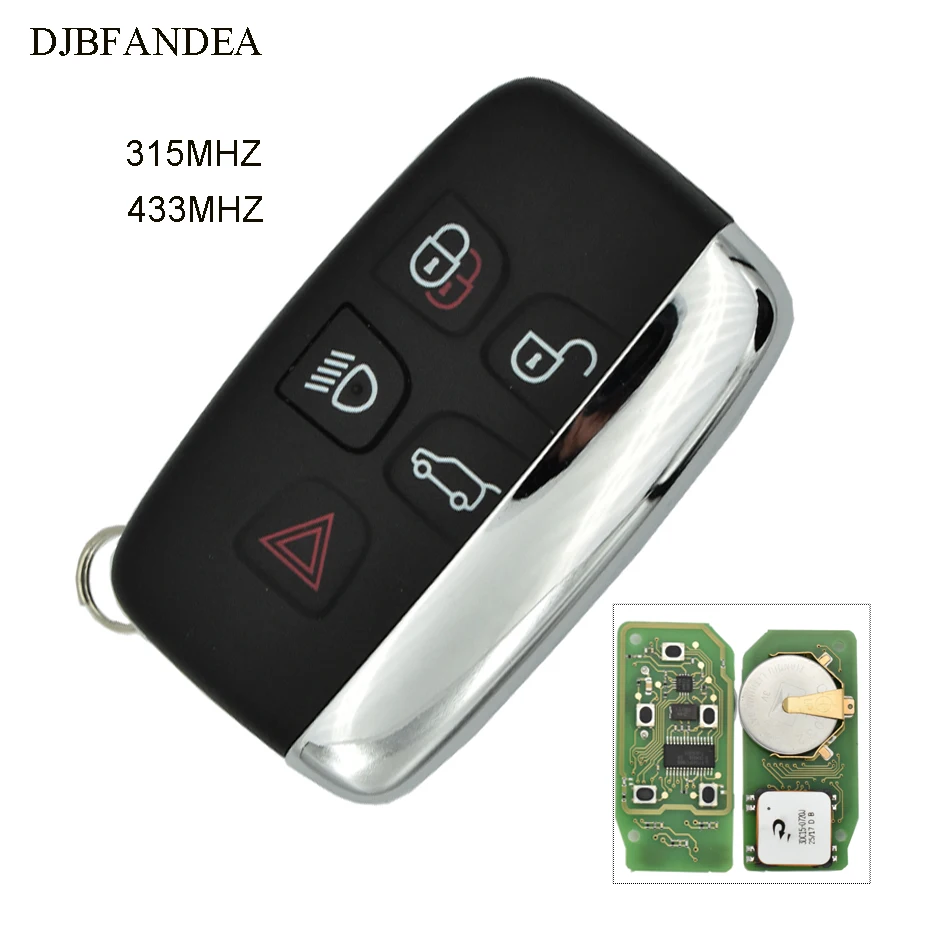

DJBFANDEA 315MHz / 434MHz Car Remote Smart Key for Land Rover Discovery 4 Freelander for Range Rover Sport Evoque