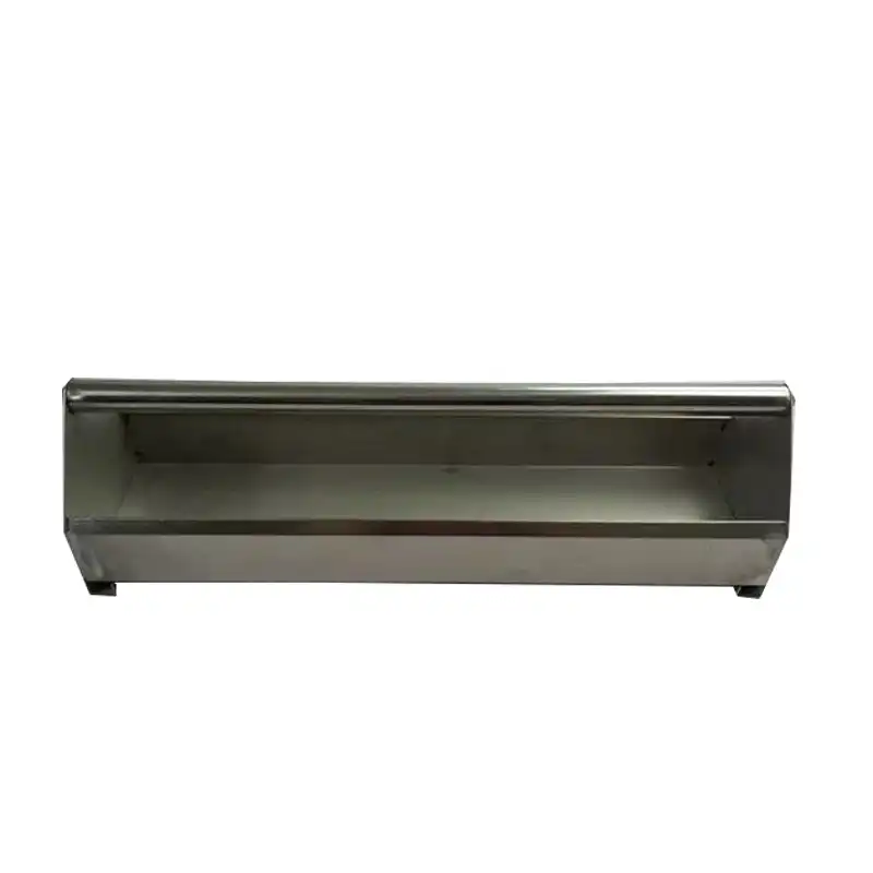 Howells Stainless Steel Chicken Feed Trough Bird Drinking Poultry