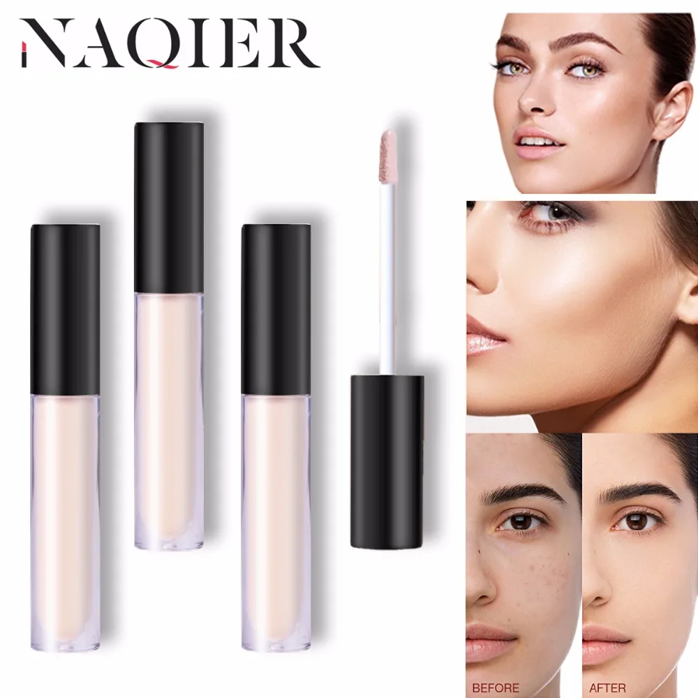 

NAQIER Makeup Face Dark Circle Concealer Facial Corretivo Pen Face Foundation Concealer Make Up Long Lasting Waterproof