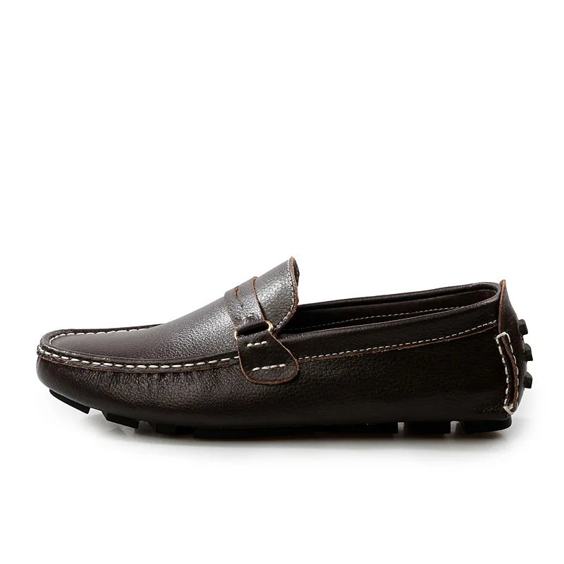La coffee bleu Hommes Confortable Occasionnels Mocassin blanc De Mens Conduite Mode 47 Chaussures Taille Appartements En Black Automne Royal Brown Mocassins Plus Cuir Ya dqwR4Bd