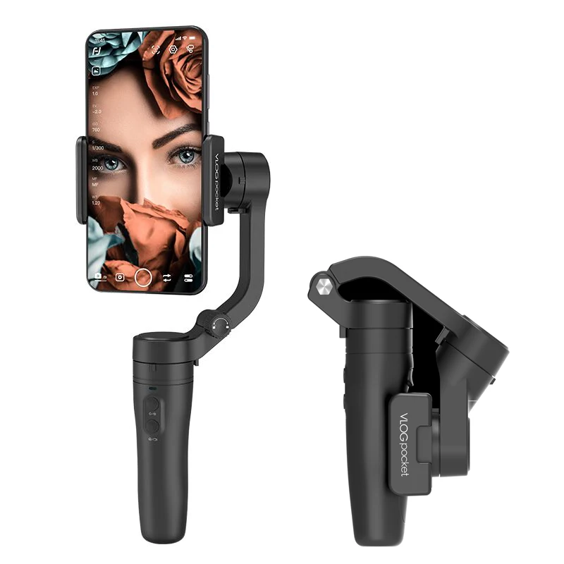 Feiyutech Vlog Pocket Foldable Phone Gimbal 3-Axis Handle Gimbal Stabilizer For iPhone, Huawei, Samsung One Plus Smartphone