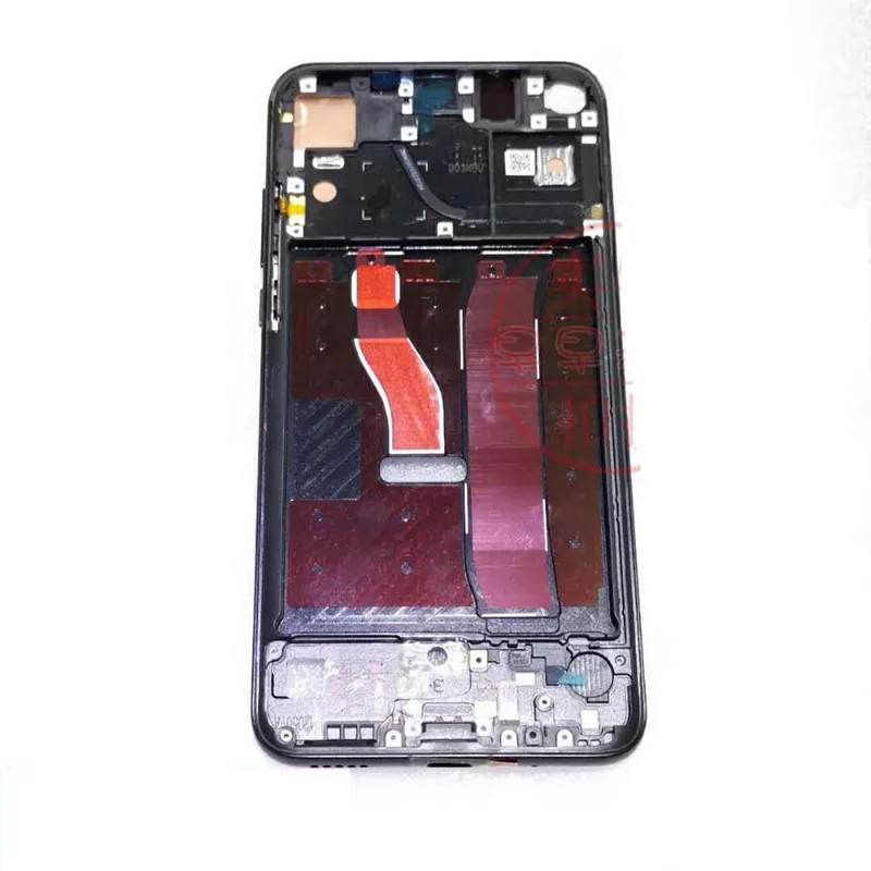 Для huawei Honor V20 средняя рамка Поддержка LCD пластинчатый Корпус Рама Передняя Лицевая панель рамка для Honor V20 ремонт Запчасти