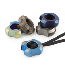 Титановый сплав TC4 нож для открывания шариков молния Потяните парашют шнур бусы на веревочке наружный шнур EDC