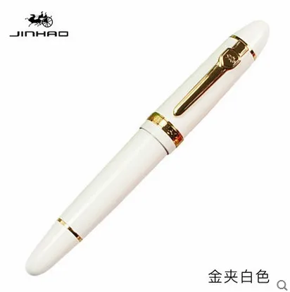 Jinhao 159 авторучка черный лак Золотая отделка большой тяжелый с - Цвет: G