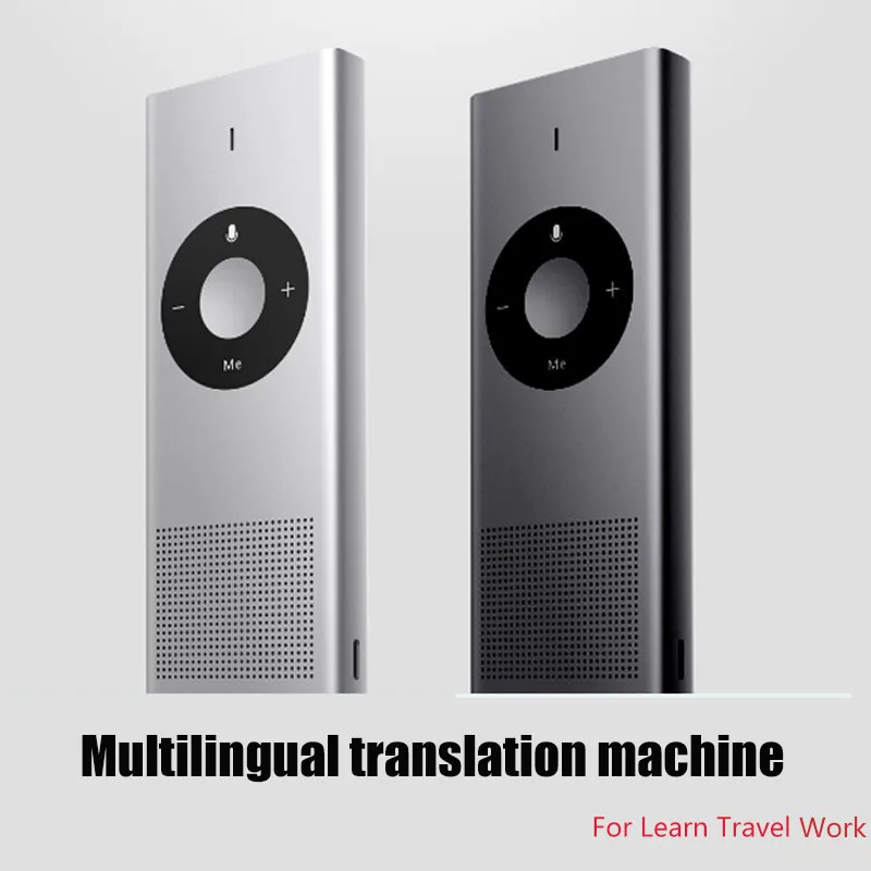 

Real-time Multi Language Translator Device With Music Metal body Long Standby Translation Machine for Learn Business Travel