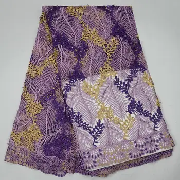 

Soft White African Lace Fabric For Wedding Dress Guipure Cloth 2018 Latest Nigeria African Cord Lace Fabric ML6682