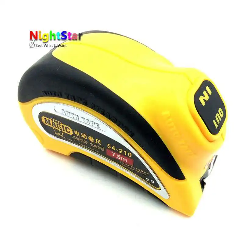 

1pcs Electric tape measure Retractable Ruler Tape Measure Sewing Cloth Dieting Tailor 7.5m / Random LOGO
