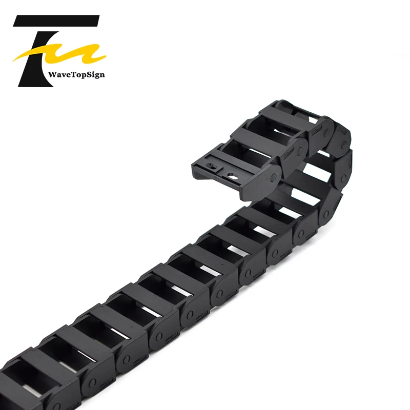 Bridge Non-Opening Cable Chain 10x20 15x20 30mm Transmission Plastic Drag Towline For Laser Cutting Engraving CNC Machine Tool plastic cable chain cable carrier