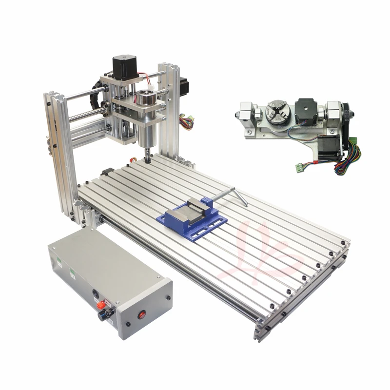 

DIY 5 axis CNC 3060 engraving machine 400W wood milling router 6030 ball screw mini cnc router