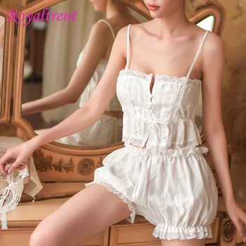

Exotic Apparel Sexy Lingerie Camisole Cotton Underwear Retro Court Style Sexy Underwear Babydolls & Chemises