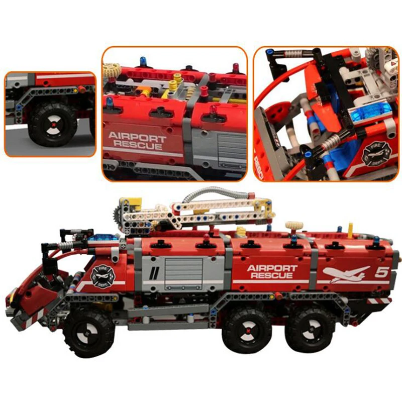 

New Technic 20055 Mechanical Series the Rescue fire Vehicle Building Blocks Bricks Toys Compatible technic 42068 oyuncak