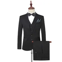2018 New Formal Business Suits for Men 3 Pieces(Jacket+Vest+Pants ) Tuxedos Slim Fit Suit Men Wedding Party Suit Traje de hombre 2018 New Formal Business Suits for Men 3 Pieces(Jacket+Vest+Pants ) Tuxedos Slim Fit Suit Men Wedding Party Suit Traje de hombre