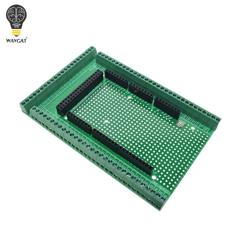 WAVGAT Двухсторонний PCB прототип винтовой клеммный блок щит комплект для MEGA 2560 Mega R3