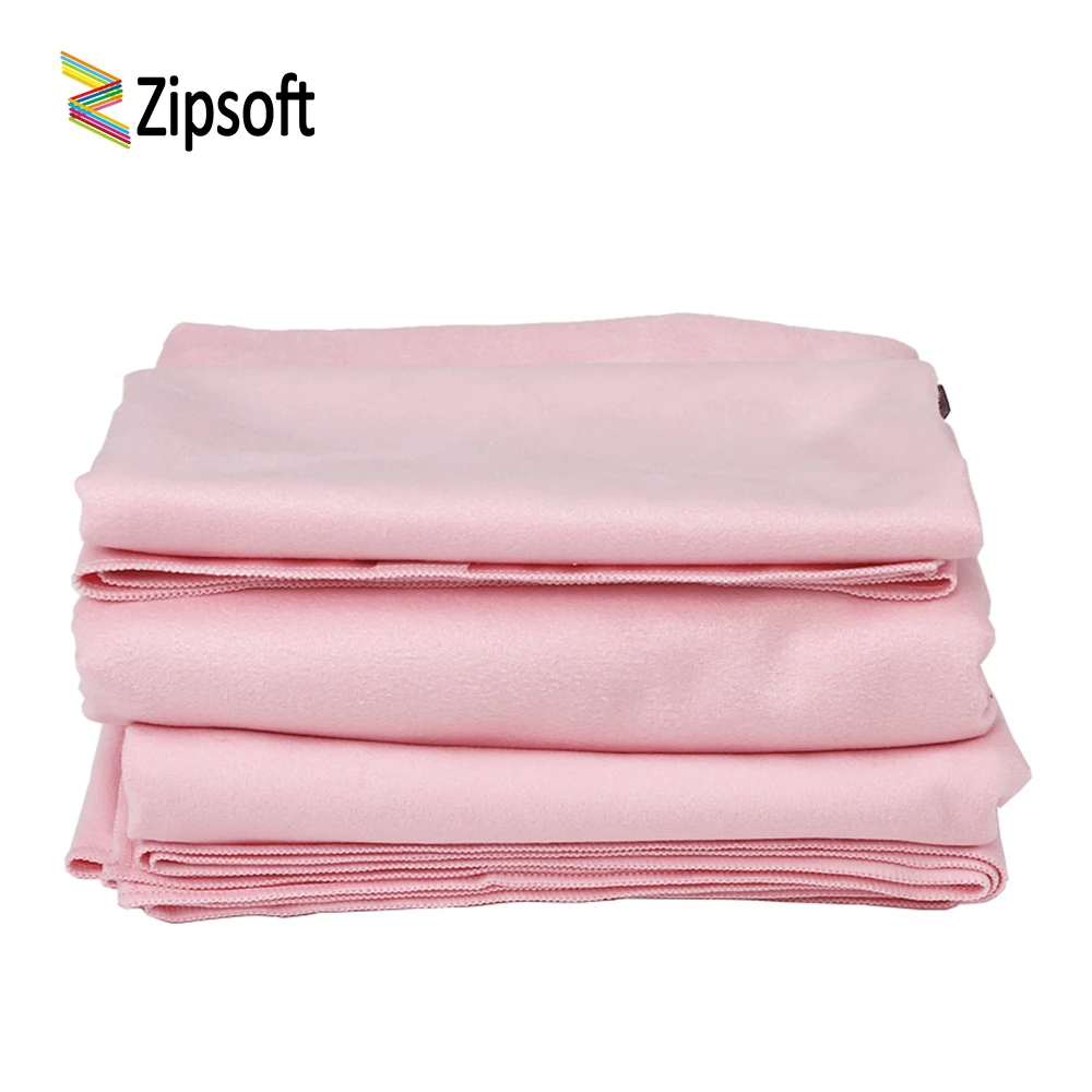 Zipsoft пляжное полотенце для взрослых женщин девочек Розовое милое из микроволокна быстросохнущее полотенце s легкий мягкий антимикробный Коврик для йоги
