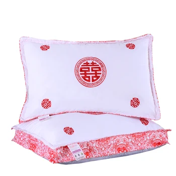 

specialty of China 48*74cm Antibacterial anti mite feather velvet stereo pillow / cotton pillow / cushion / can wash the pillow