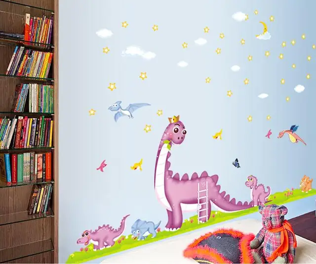 Cartoon Dinosaurus Jurassic Park Muurstickers Verwijderbare Kids ... Cartoon Dinosaurus Jurassic Park Muurstickers Verwijderbare Kids ...