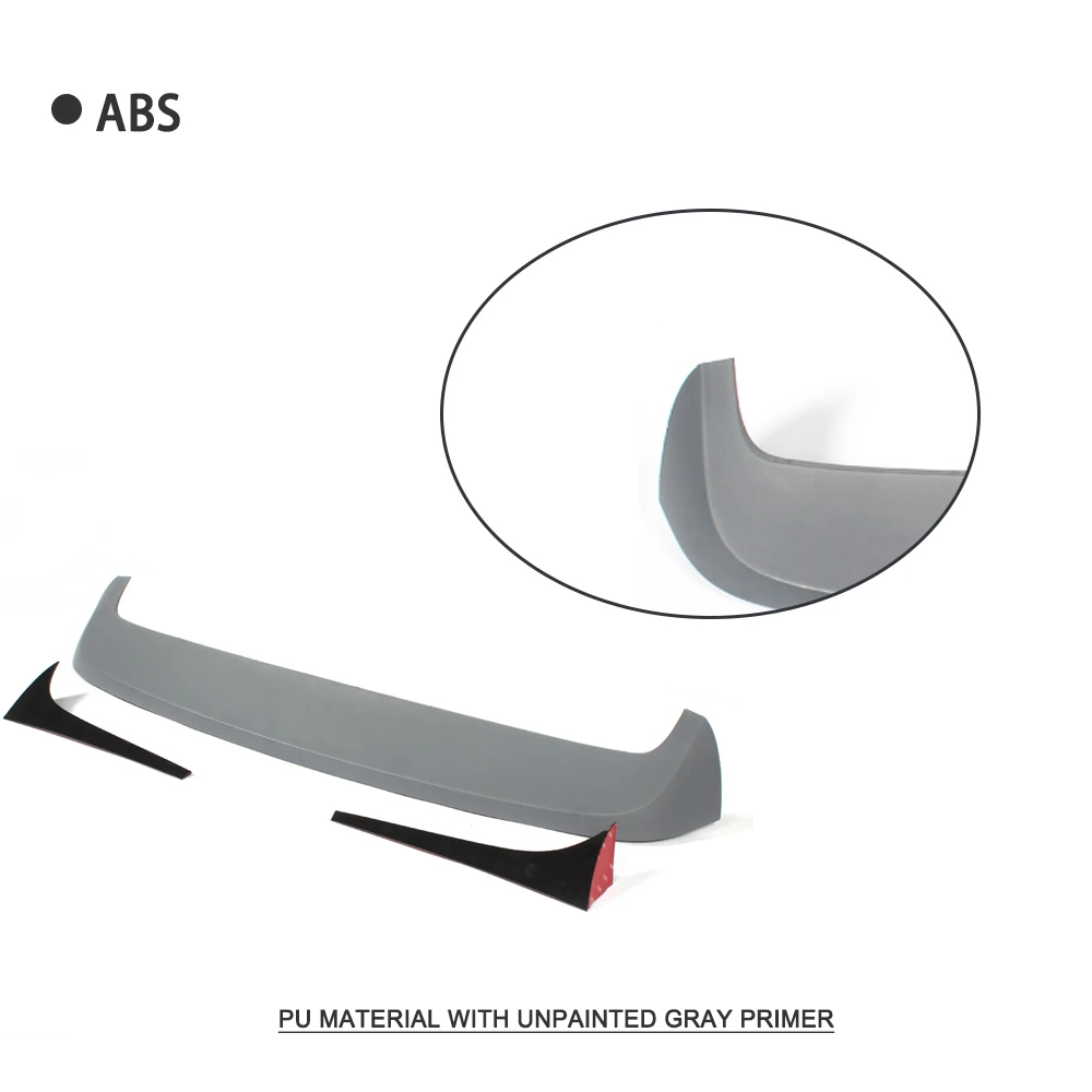 3 шт. ABS задняя крыша багажника спойлер окно крыло губы для Volkswagen VW Polo стандарт/GTI/R 2011- стайлинга автомобилей