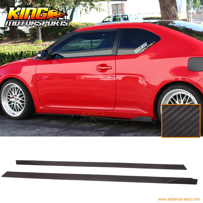 

Universal Fit Most IKON Style 76 Inch Side Skirt Extension Flat Bottom Line Lip