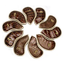 Новые клюшки для гольфа, железный головной убор, Крокодиловая Кожа, ПУ покрытие 3-9P A S club, защитный чехол