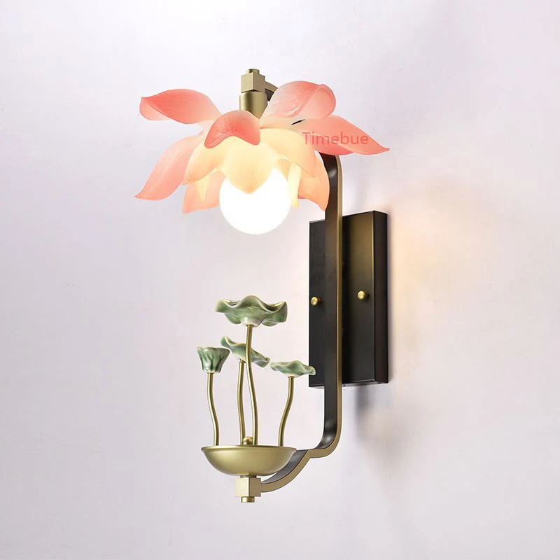 Bedside Lamp Aisle Balcony Simple Modern Wall New Chinese Bedroom Creative Light LivingRoom Background | Лампы и освещение