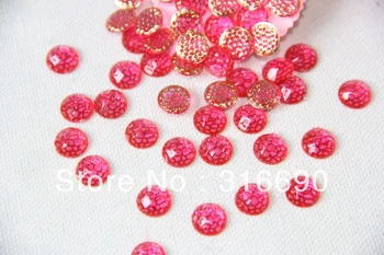

10mm very beautiful AB pink round flatback rhinestone for Decoration and DIY 200pcs/lot