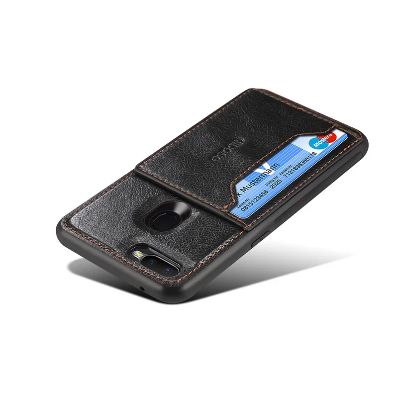 

Luxury Oppo A7 Case Oppo AX7 PU Leather Card Slot Pocket Magnet Phone Case OPPO A 7 Cover OppoA7 Oppoax7 Coque Fundas Lekaari