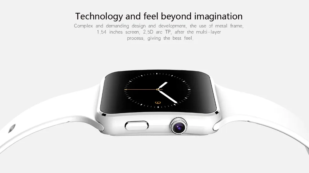 2016 New Bluetooth Smart Watch X6 font b Smartwatch b font sport watch For Android iPhone
