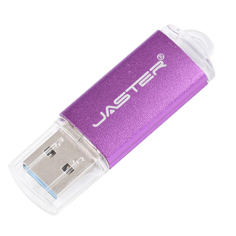 JASTER Металл реальные флеш-диск USB 2,0 4 ГБ 8 16 32 64 128 памяти палочки с печать логотипов под заказ рекламные подарки - Цвет: F