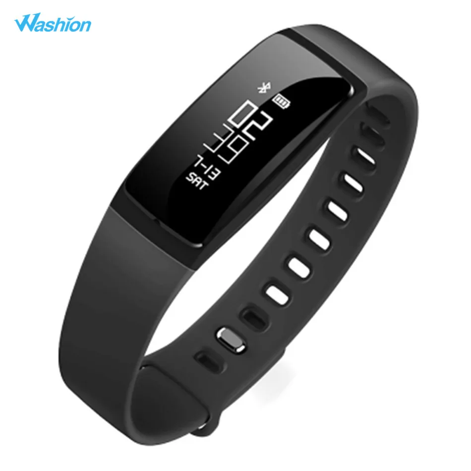 Washion V07 Bluetooth Smartband Blood Pressure Pedometer Heart Rate Monitor Fitness Tracker Bracelet Sport Wristband