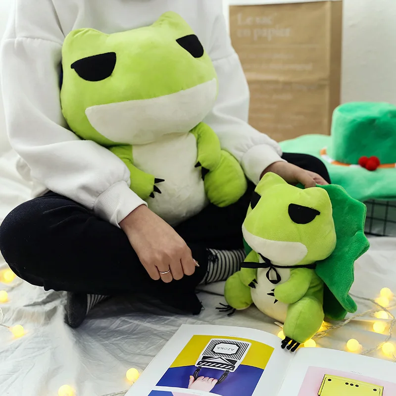 Travel Frog Hat Game Baby kids Comfort Soft Stuffed Animal Kermit Plush Frog Doll Toys Gifts Travel Frog Hat Game Baby kids Comfort Soft Stuffed Animal Kermit Plush Frog Doll Toys Gifts
