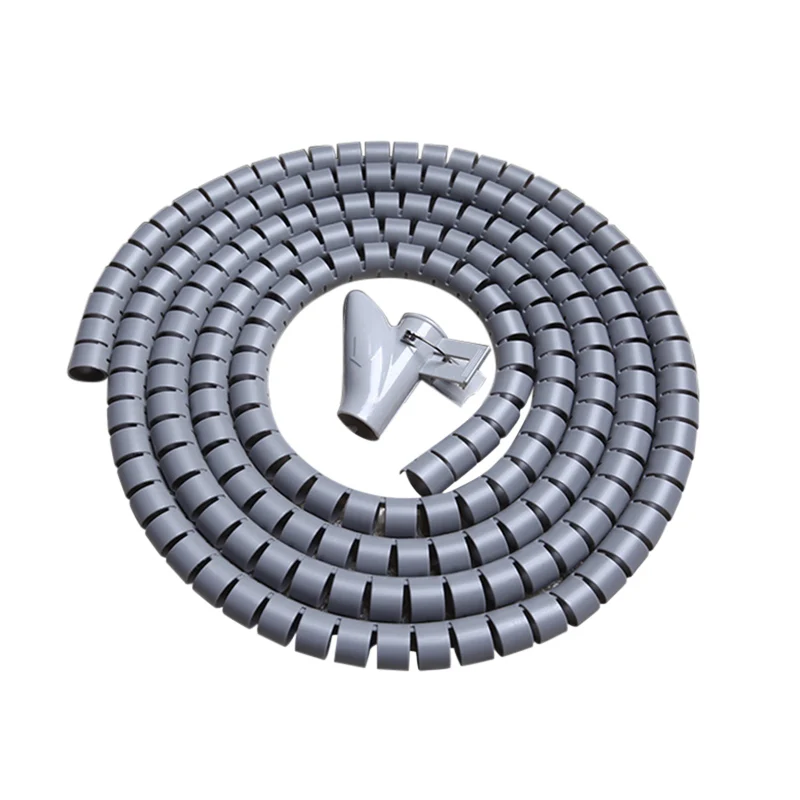 

Newest 1.5M Wire Protection Hose Pipe Cable Finishing Line Wire Protector Cover Tube