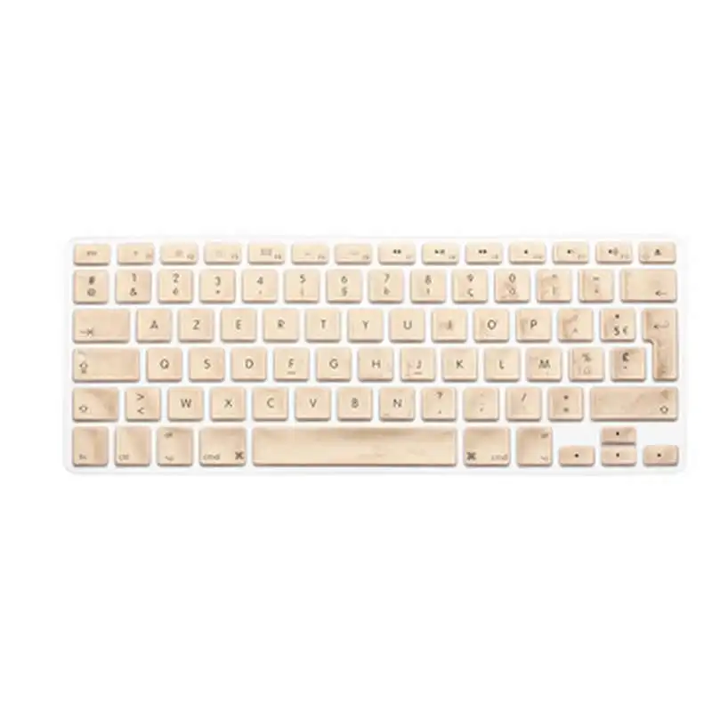 French UK/EU Franch Silicone Soft color (2pcs) AZERTY Keyboard Cover