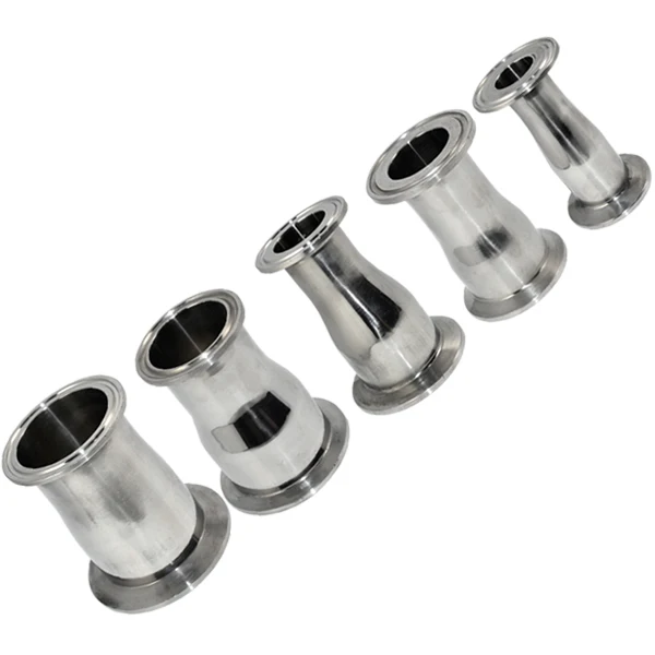 

High Quality25MM to 19MM 1" to 0.75" Sanitary Ferrule Reducer Fittings to Tri Clamp Stainless Steel SS316