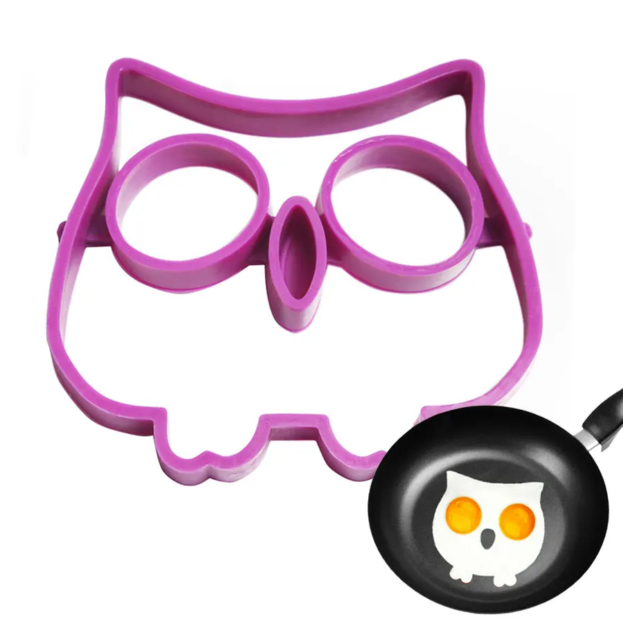 

1Pcs Cute Creative Breakfast Silicone Owl Shape Fried Egg Omelette Mold Pancake Breakfast Cooking Tools Kitchenware