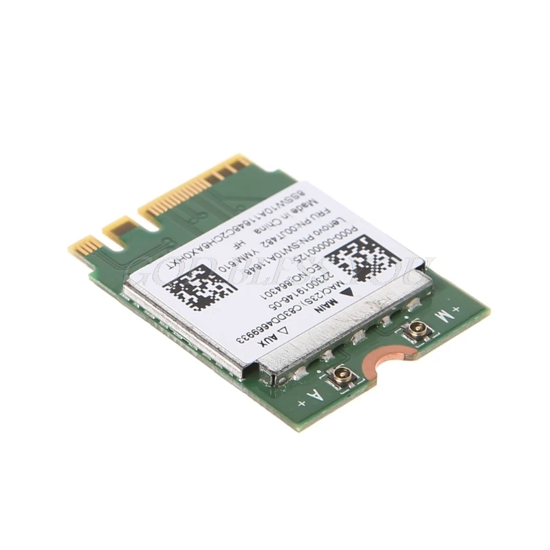 Двухдиапазонная Беспроводная комбинированная карта 2 4 + 5 ГГц 433M Bluetooth V4.0 NGFF M.2 Wifi