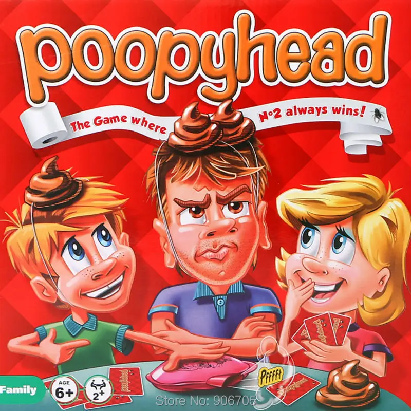 Poopyhead Card Game The Game Where Number 2 Always Wins Family Party Fun font b Gadgets