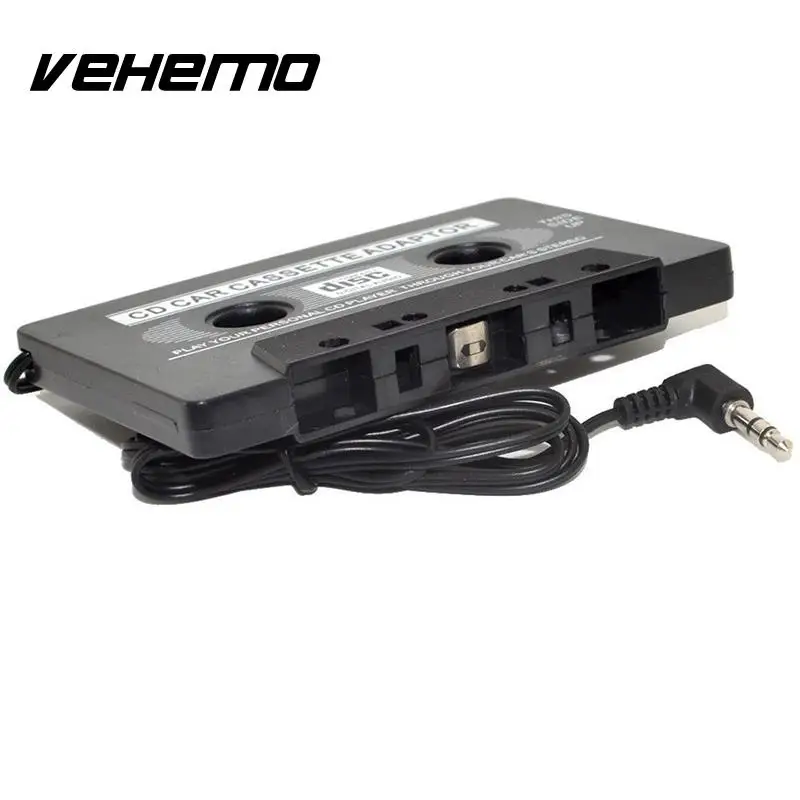 Vehemo мм 3,5 мм Jack музыкальный адаптер аудиомагнитолы автомобильные клейкие ленты Кассетный адаптер классический аудио адаптер сотовый