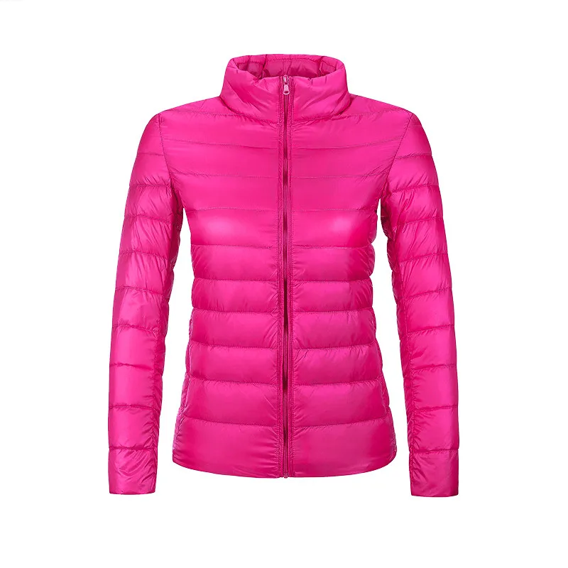 Mom Thin Light Jacket Short Tops Winter Jacket Women Coat Korean Slim Plus size Female Parka Coat Padded Jacket Casual Basic