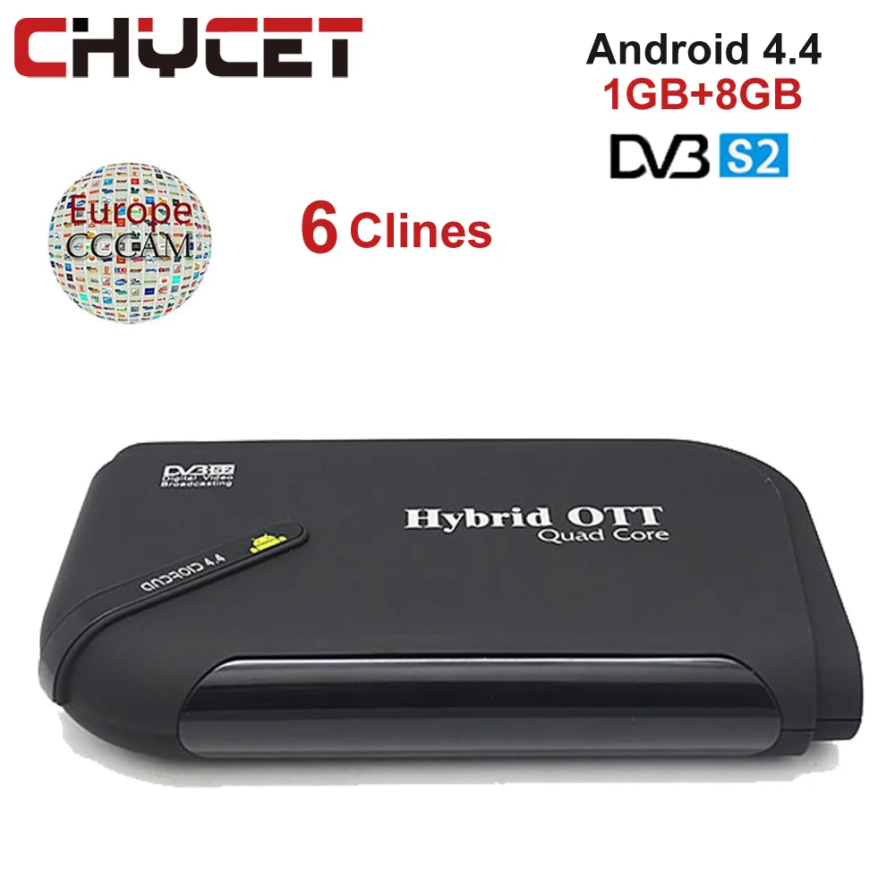 

Chycet Mini DVB S2+ Ordinary cccam Free IPTV Satellite TV Receiver Support Wifi Bluetooth 4.0 1080P HD DVB-S2 Set top Box