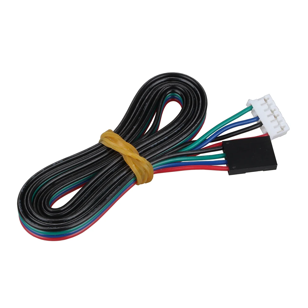 para Impressora 3d Lâminas 1m 2m Linha Dupont 2.54 Pinos a Pinos Motor de Passo Cabo Conector Nema17 Fio de Motor de Passo 3dsway Peças - Imagem 2