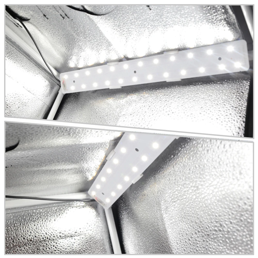 Online WINGRIDY W40 LED Folding Photo Studio Softbox Lightbox 40*40 light Tent with white yellow black background Accessories box light