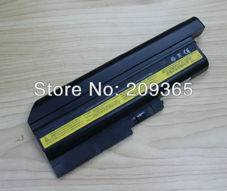 Bateria de Células para Lenovo Thinkpad 6600mah Use com T60 T61 R60 R61 Z60 92p1133 42t4619 42t4511 - Imagem 2