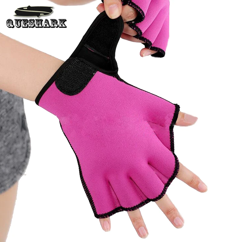 1 Pair Sphere Fingerless bed Swimming Gloves Surfing Swim Sports