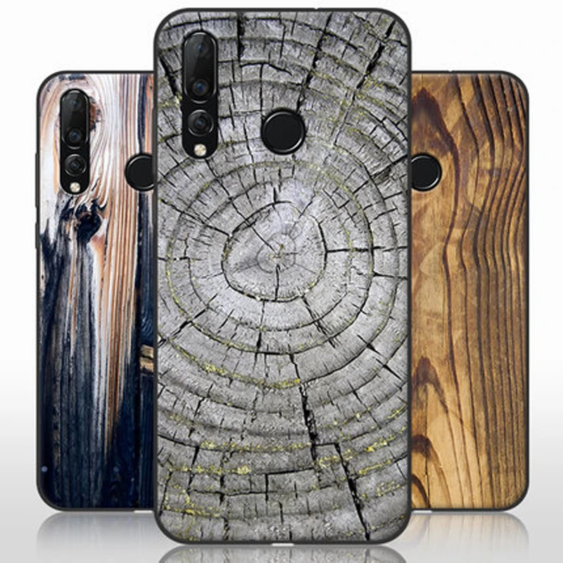 For Huawei Nova 4 VCE-AL00 Case wood stone style soft phone Nova4 cover Protection Shell coque fundas | Мобильные телефоны и