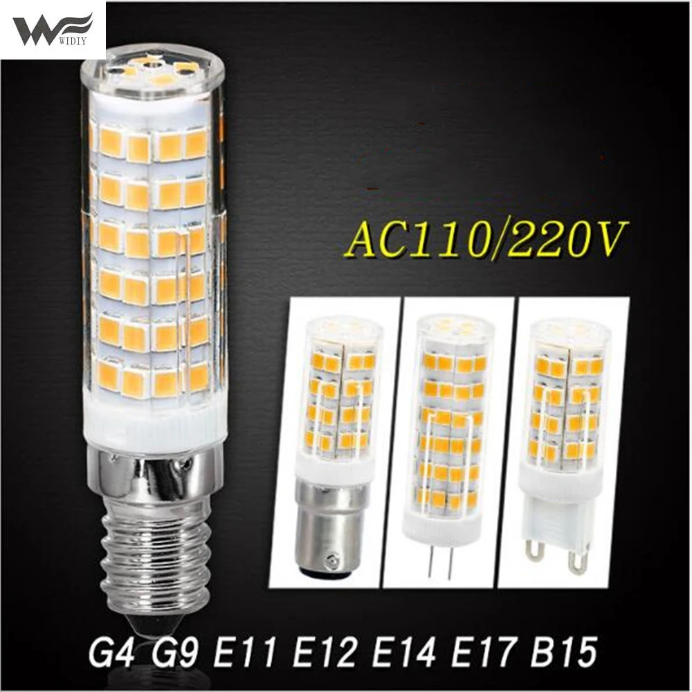 

Led bulb ceramic corn light 76 light 52 light 2835 LED light insert 110 220V G4/G9/E11/E12/E14/E17/B15