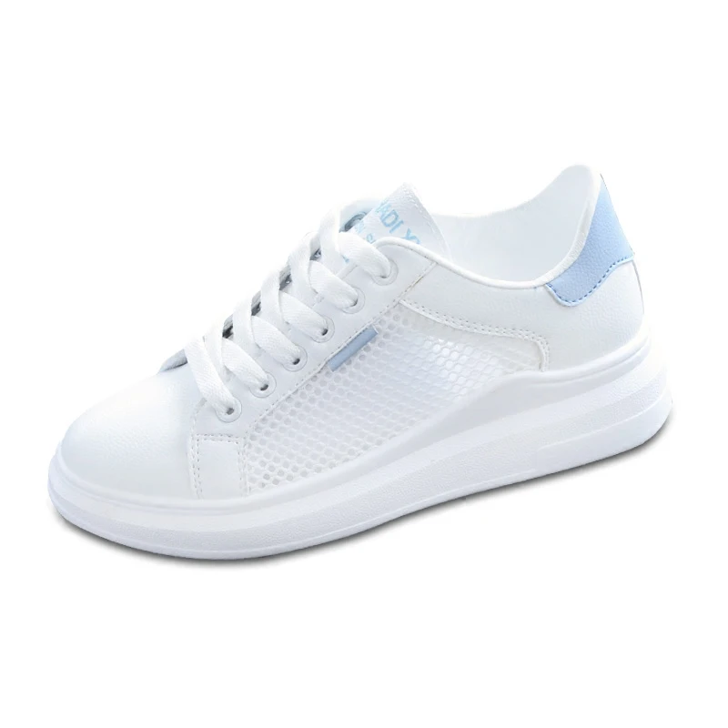 

Women Casual Shoes Summer 2019 Spring Women Flats Shoes Breathable Vulcanization Lace-Up Sneakers Women zapatos de mujer