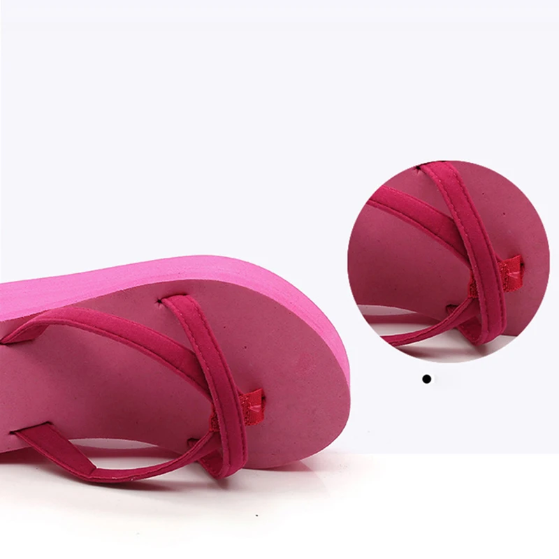Oeak/женские сандалии на высоком каблуке Zapatillas mujer обувь высокой танкетке модные