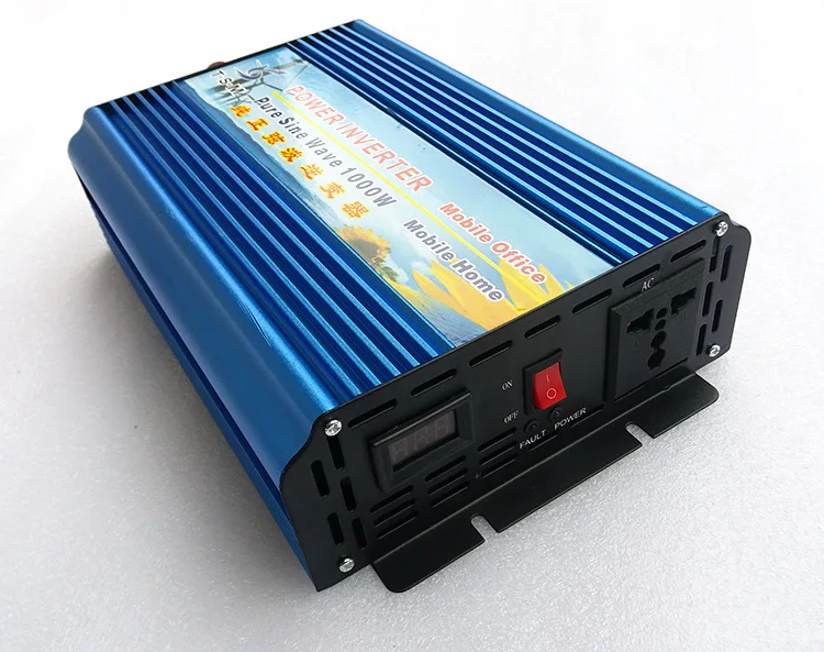 

2000W peak power inverter 1000W Pure sine wave inverter Input DC12V Output AC 100V/110V/120V or 220V/230V/240V