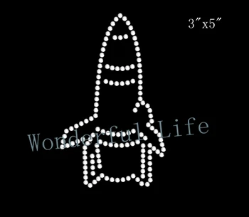 

Free shipping iron for rhinestones inRhinestone Rocket Iron On Transfer